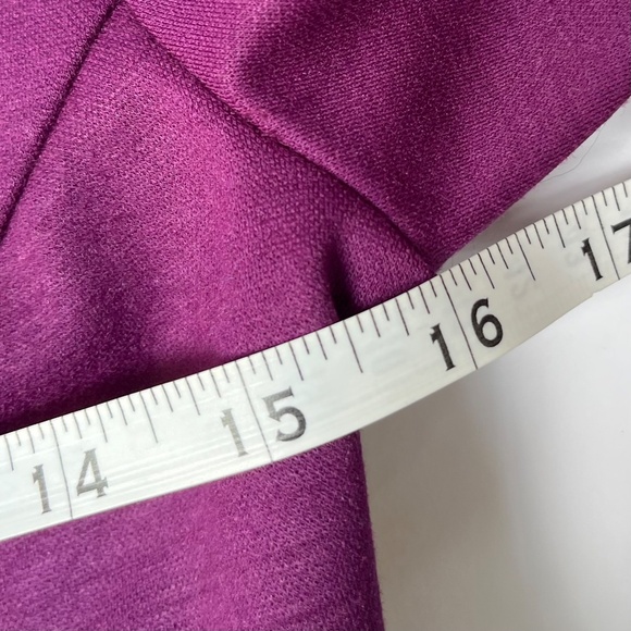 Diane von Furstenberg (DVF) Aurora Wool Sheath Dress, Plum, Size 4 - Picture 9 of 15